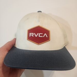 RVCA Two-Tone Hex Patch Snapback Cap